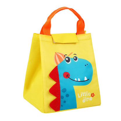 New Cartoon Student Lunch Bag Oxford Cloth Insulation