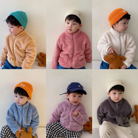 Kids Winter Coats Children Outerwear Boy Warm Fleece Jacket Baby Girls Jackets For Autumn Spring Children Clothing