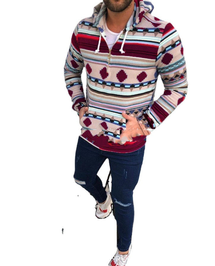 Hot-Selling Hot-Selling Printed Hooded Sweater Men