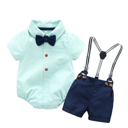 Climbing Clothes For Boys Gentlemen Romper Infant Clothes
