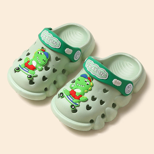 Children's Love Hole Shoes Girls Summer Soft Bottom Non-slip Boy Baby