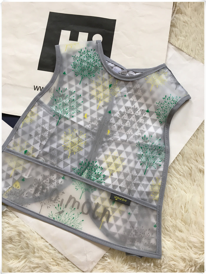 Baby Eating Sleeveless Bib Bib Gown Waterproof