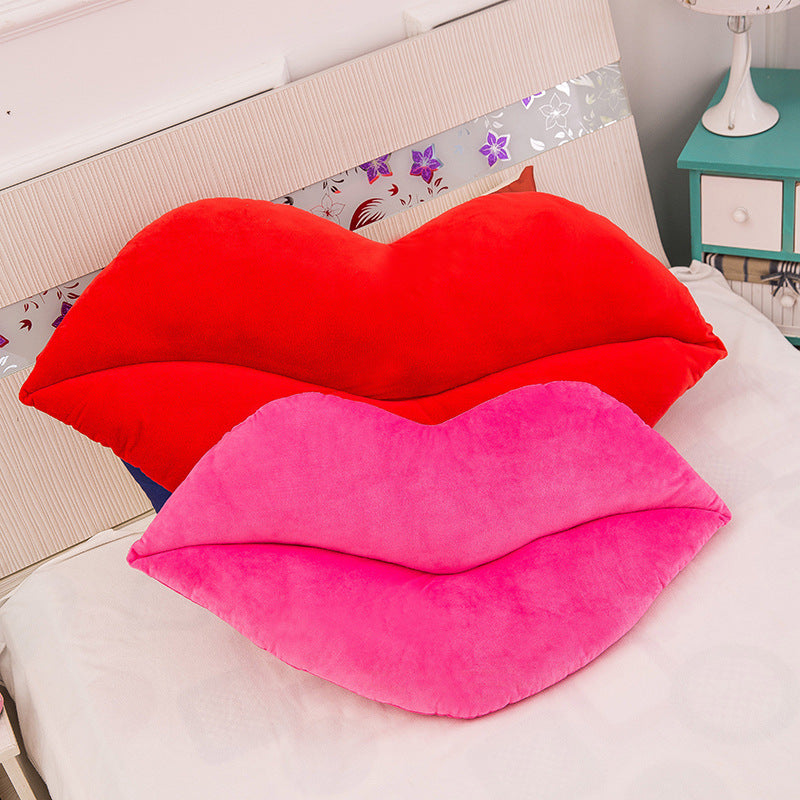 Cute Lips Girl Sleeping Pillow