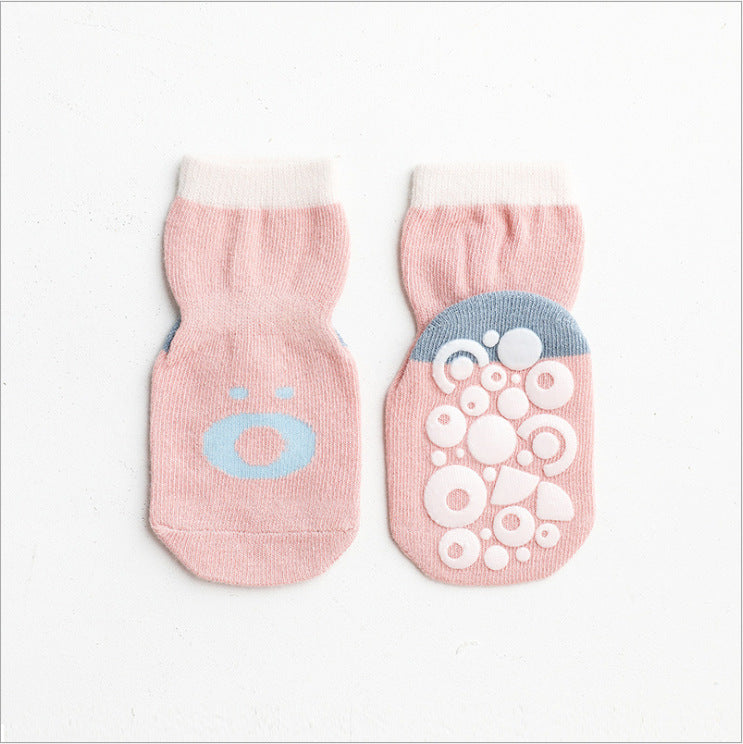 Floor Socks, Glue, Non-slip, Toddler Socks, Combed Cotton, Baby Socks