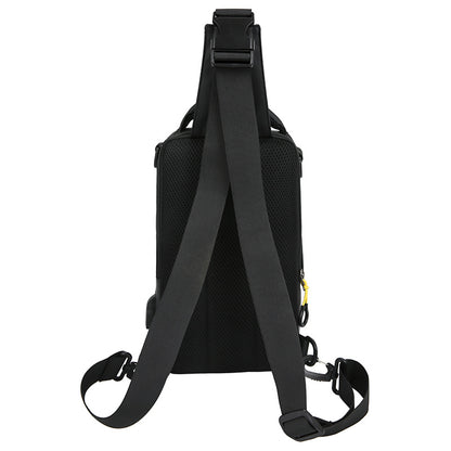 Waterproof Nylon Crossbody Bag Multifunctional Men's Chest Bag
