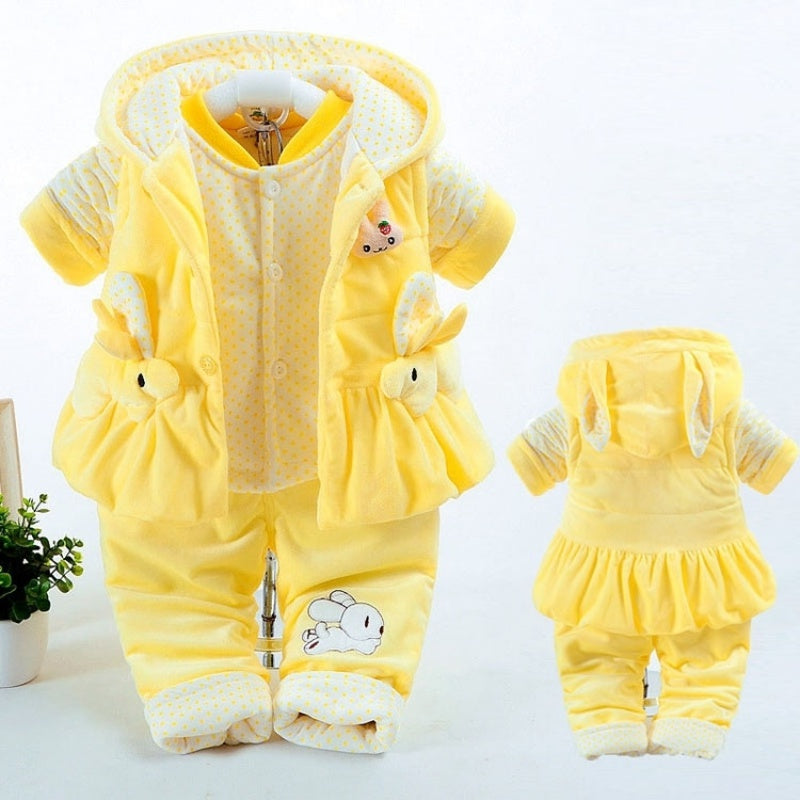 Baby Autumn Clothing Girls Autumn And Winter Clothing Suits