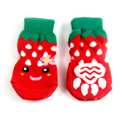 Pet Christmas Socks Print Dog Socks