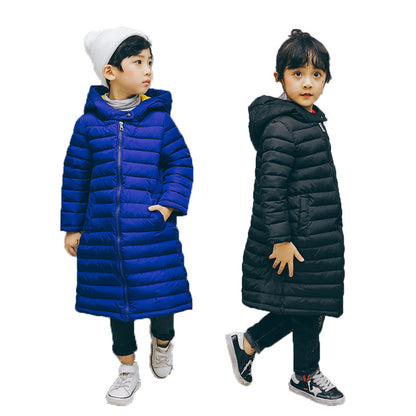 Winter Warm Children Cotton Clothing Mid Length